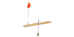 Frabill Classic Wood Tip-up Ice Fishing